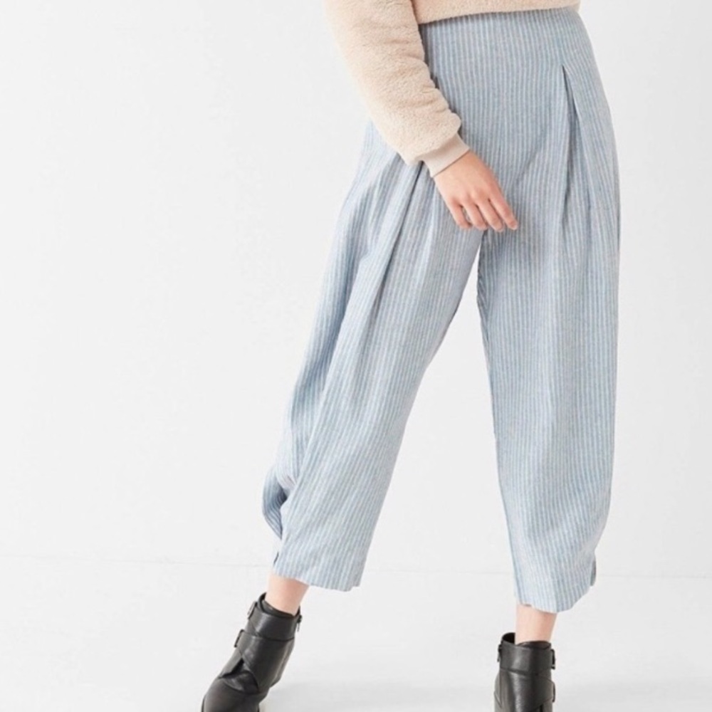 flowy stripped urban outfitters pants